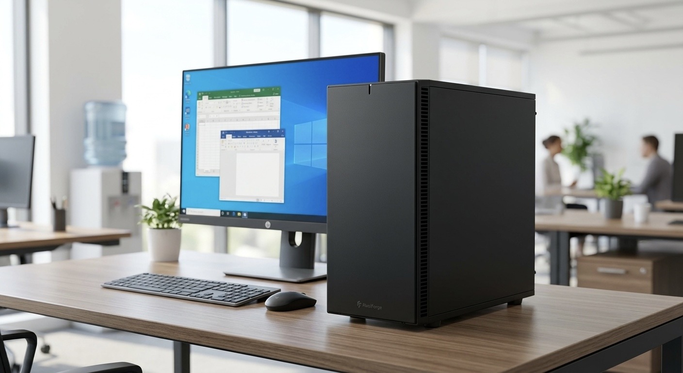 Schlüsselfertige Büro-PCs und IT-Infrastruktur für Unternehmen, Kanzleien und Praxen.